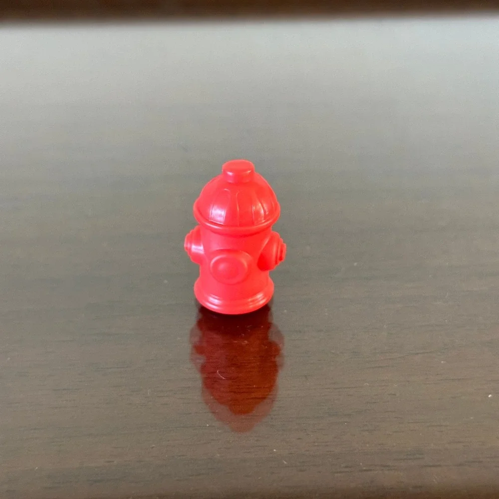 Fisher Price Little People Red Fire Hydrant Station City Town Accessory Toy